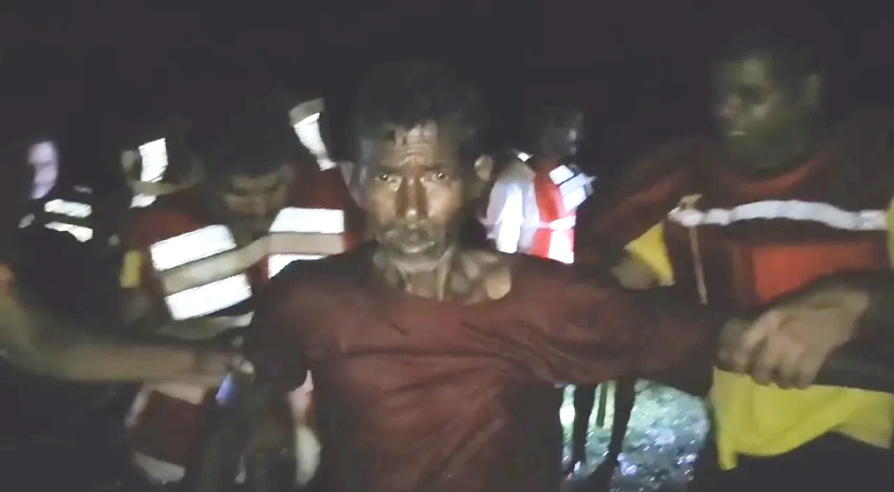  ଗଛ କୋରଡରେ ୨୦ ଘଣ୍ଟା: ଓଡ୍ରାଫ ଟିମ ଉଦ୍ଧାର କଲା