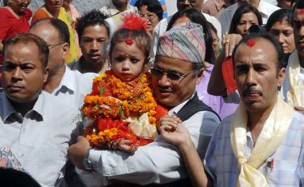  ନେପାଳର ନୂଆ ଜୀବନ୍ତ ଠାକୁରାଣୀ