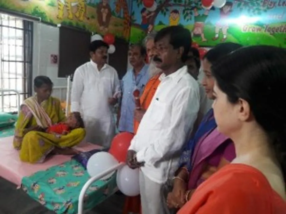  ଶିଶୁ ଭବନରେ ଉଦ୍‌ଘାଟିତ ହେଲା ପୁଷ୍ଟିସାଧନ କେନ୍ଦ୍ର