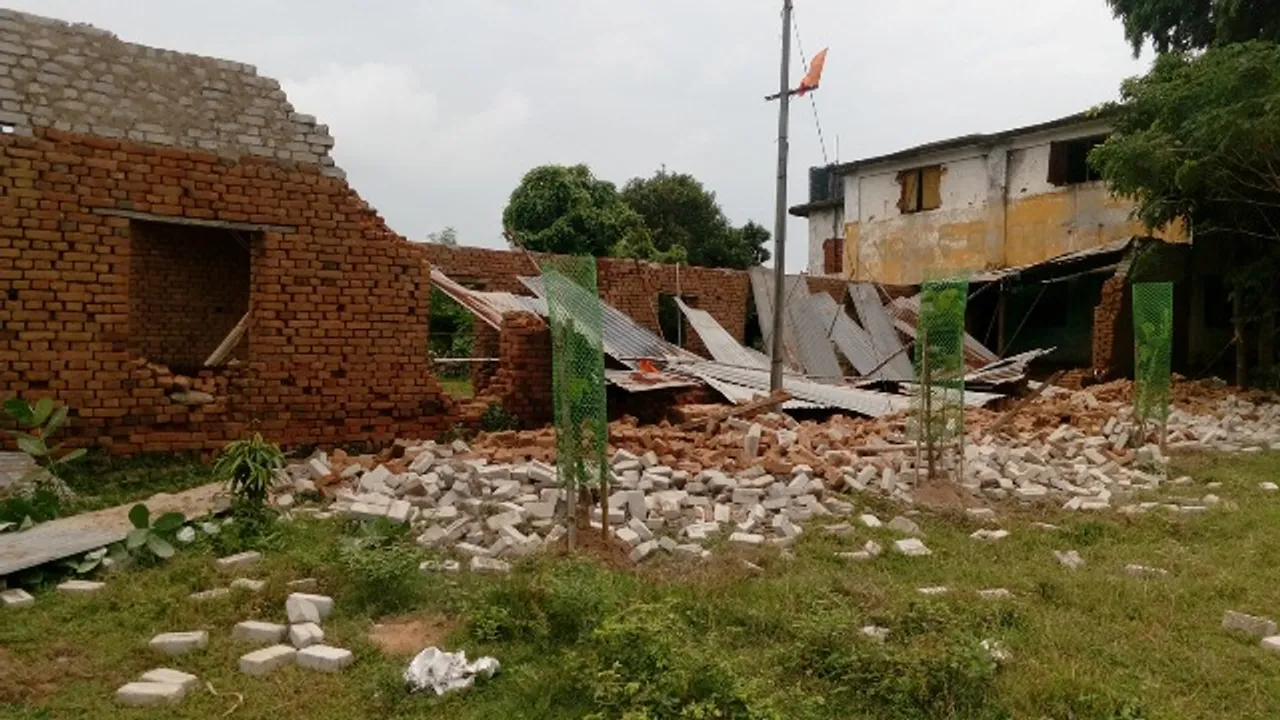  ସେବାଧାମ କାନ୍ଥ ଭୁଶୁଡ଼ି ୨ ଶିଶୁ ମୃତ, ୩ ଗୁରୁତର