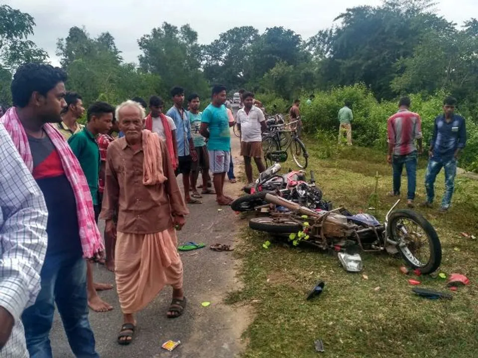  ଦୁଇ ବାଇକ୍‌ ଧକ୍କା, ୨ ମୃତ