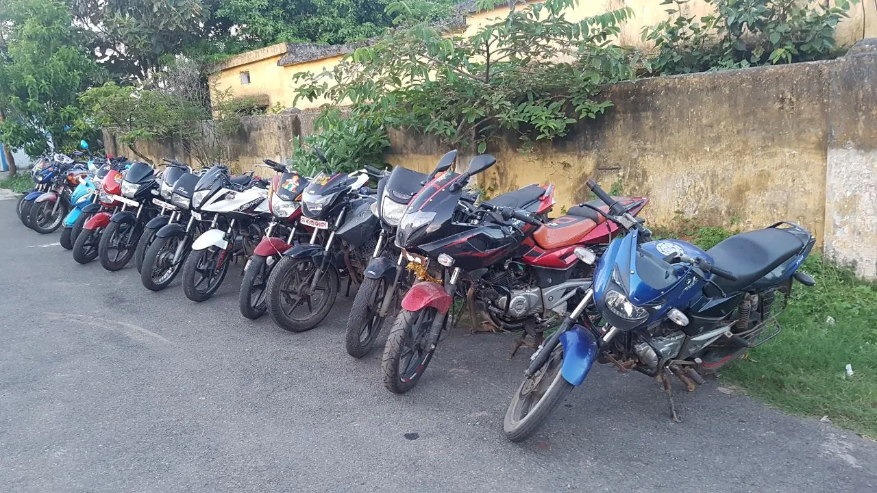  ପୁରୀ: ୨୦ଟି ବାଇକ ଜବତ, ୪ ଗିରଫ