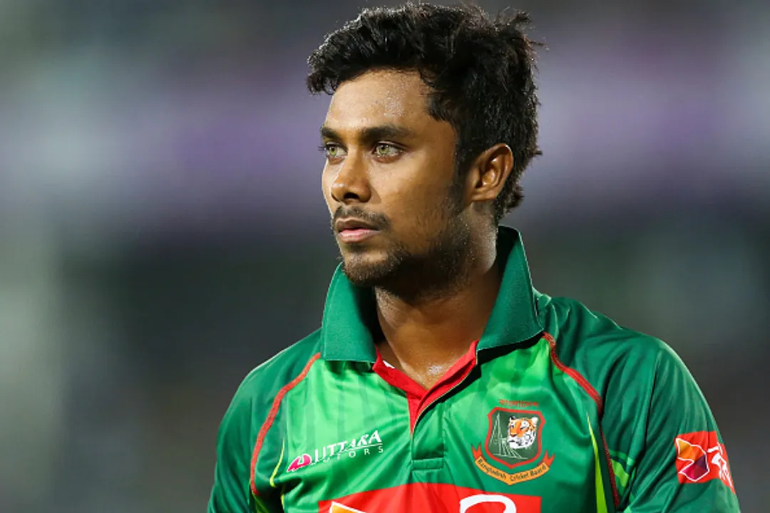  Bangladesh's Sabbir Rahman during the second one day international cricket match in Dhaka, Bangladesh, Friday, Oct. 9, 2016. (Photo by Ahmed Salahuddin/NurPhoto via Getty Images) 