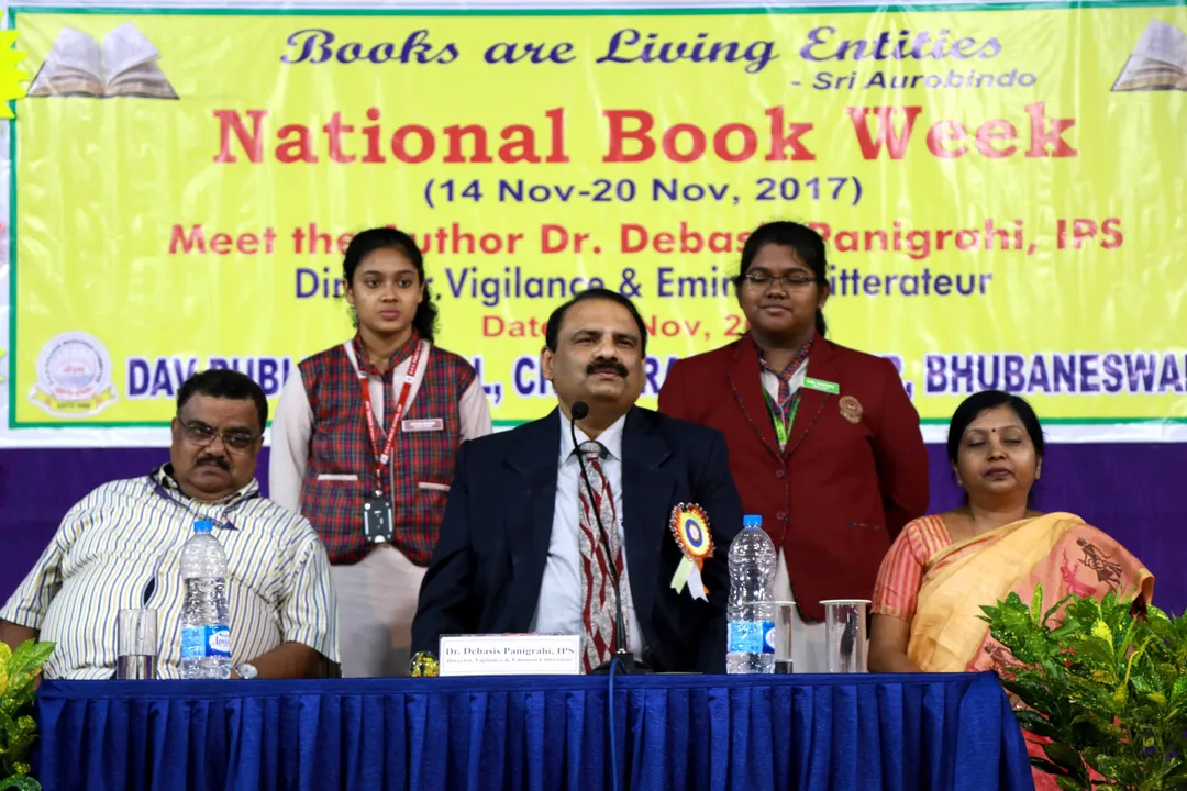  ଡିଏଭି ଚନ୍ଦ୍ରଶେଖରପୁରରେ ଜାତୀୟ ପୁସ୍ତକ ସପ୍ତାହ