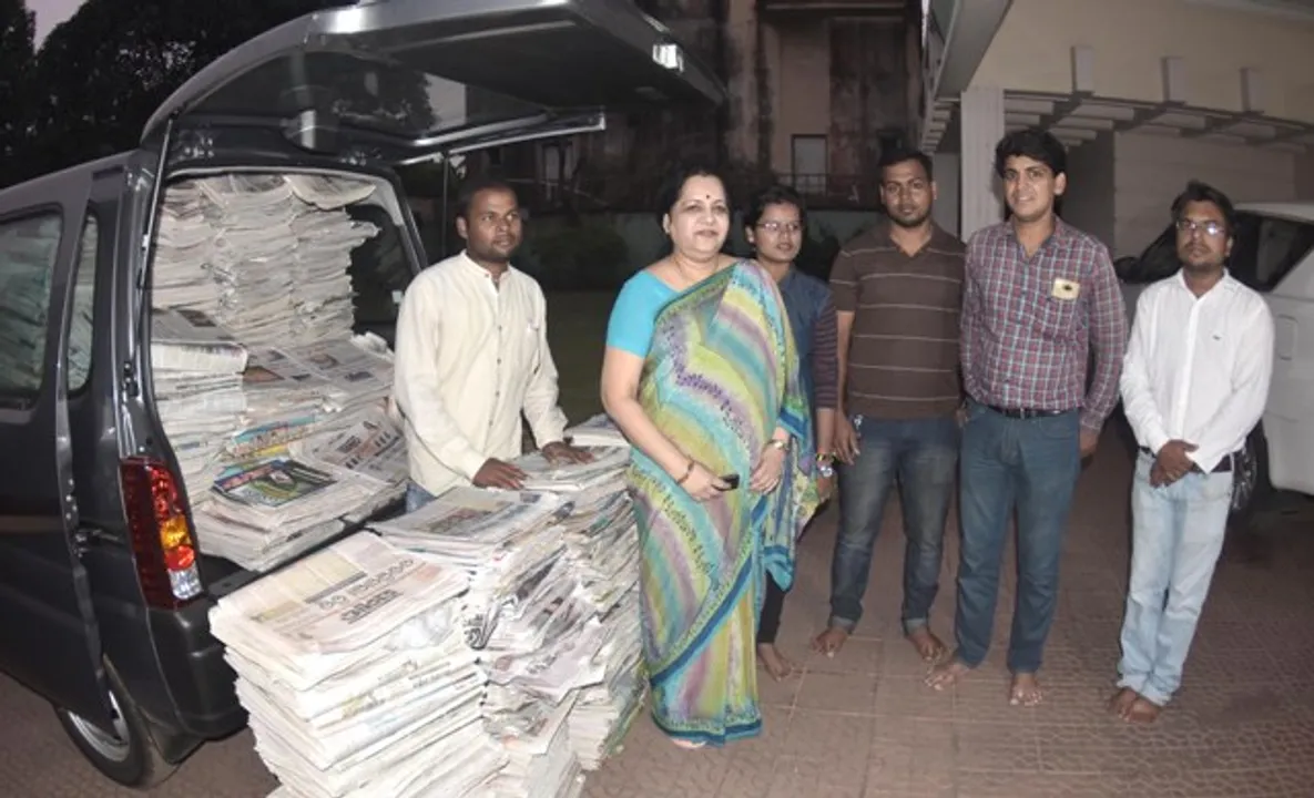  ‘ସ୍ମାଇଲ୍‌’ ପକ୍ଷରୁ ପୁରୁଣା ଖବରକାଗଜ ସଂଗ୍ରହ ଅଭିଯାନ