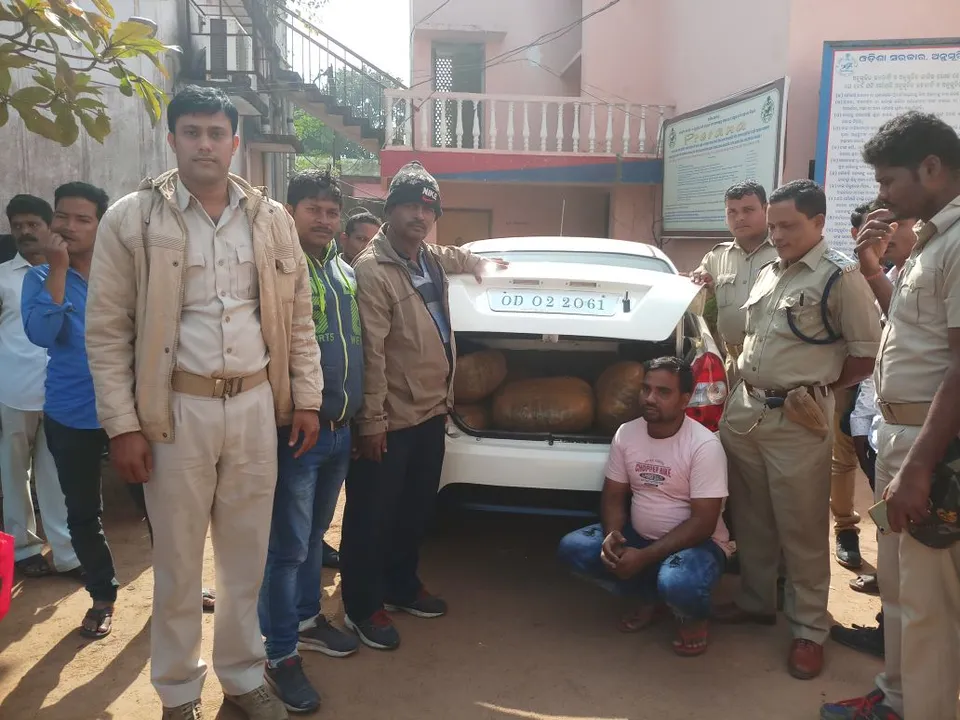  ଖୋର୍ଦ୍ଧା: ୫୫ କିଲୋ ଗଞ୍ଜେଇ ଜବତ, ଜଣେ ଗିରଫ