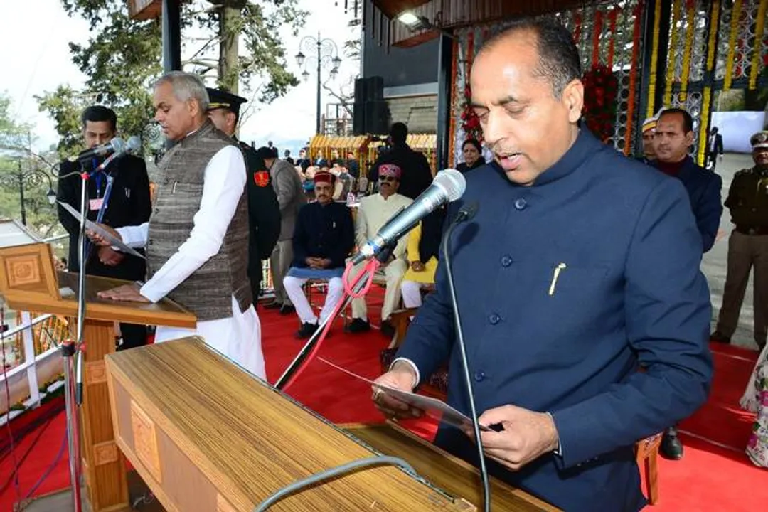  ହିମାଚଳ ମୁଖ୍ୟମନ୍ତ୍ରୀ ଭାବେ ଶପଥ ନେଲେ ଜୟରାମ