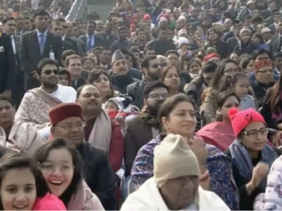  ପରେଡ୍‌ ବେଳେ ଷଷ୍ଠ ଧାଡ଼ିରେ ରାହୁଲ