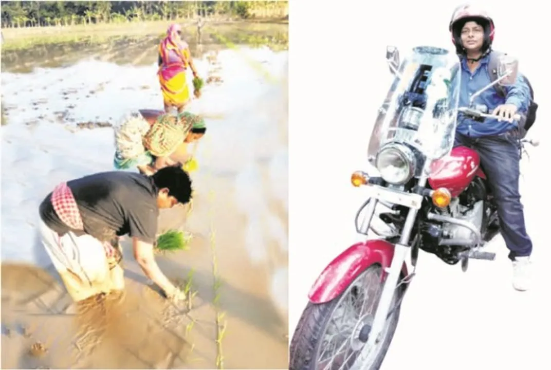  ଚାଷକୁ ଆପଣେଇଛନ୍ତି ବୁଲେଟ୍‌ ରାଣୀ ବାବୁନି