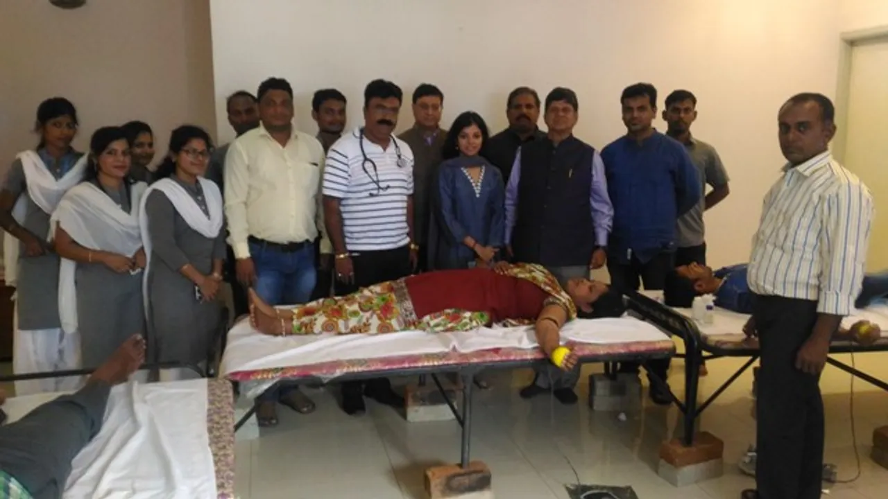 ନୂଆ ବର୍ଷ ପାଳନ ଅବସରରେ ରକ୍ତଦାନ ଶିବିର