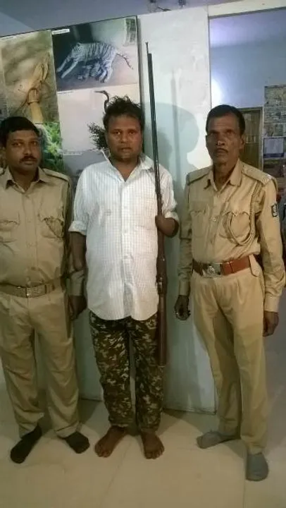  ଚନ୍ଦକାରୁ ଧରାପଡ଼ିଲା ଶିକାରୀ ଖଣ୍ଡି ସର୍ଦାର