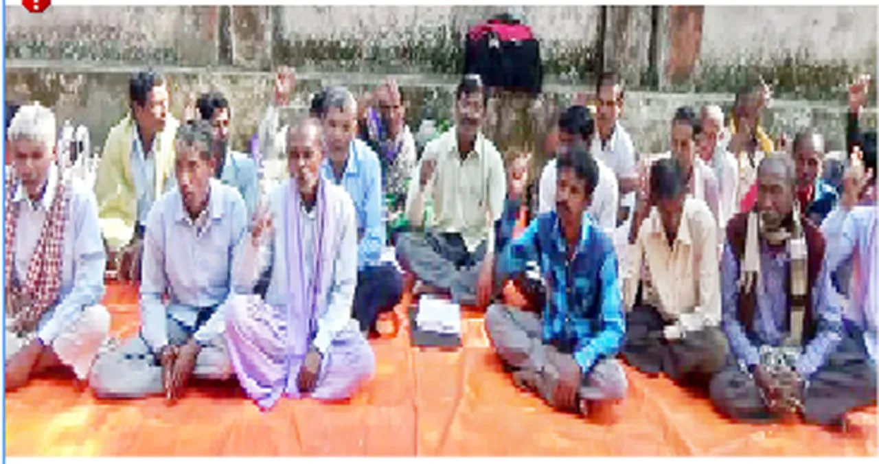  ହକ୍‌ ପାଇଁ ତାତିଲେ ନିର୍ମାଣ ଶ୍ରମିକ