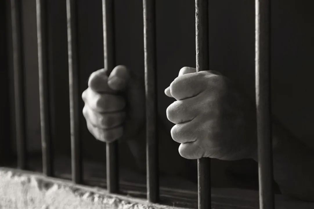  Hands holding the bars 