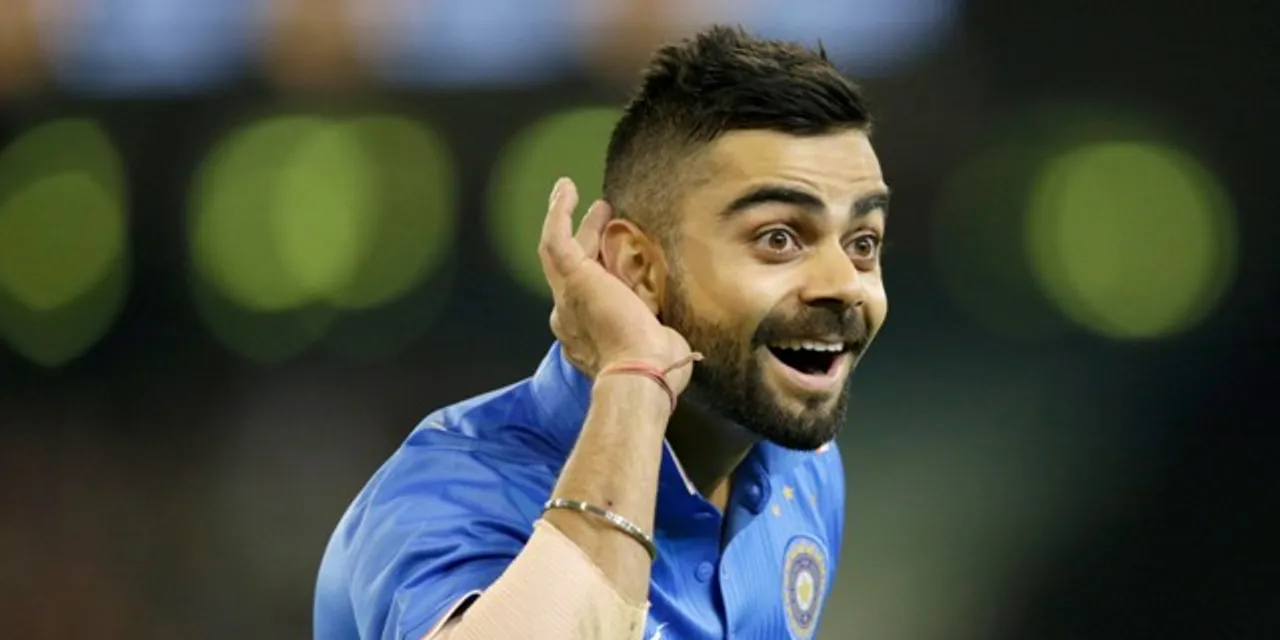  during the International Twenty20 match between Australia and India at Melbourne Cricket Ground on January 29, 2016 in Melbourne, Australia. 