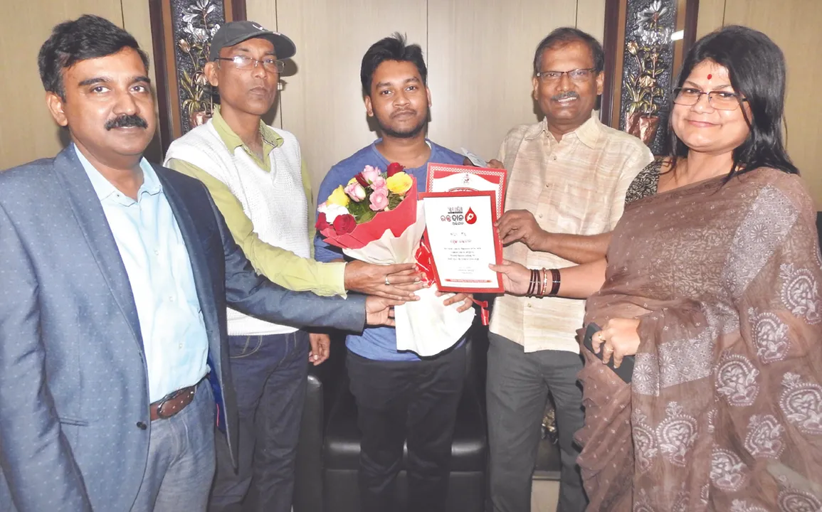 ‘ସମ୍ବାଦ ଭବନ’ରେ ‘ଆମ ଓଡ଼ିଶା’ର ରକ୍ତଦାନ ଶିବିର