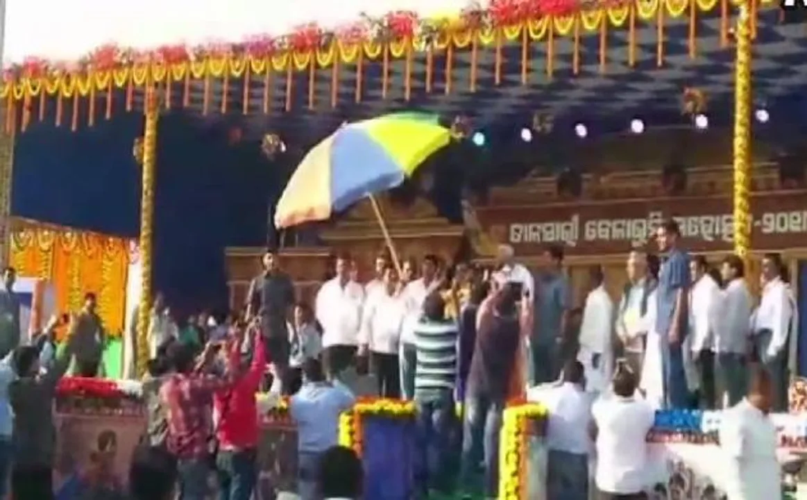  ଭୋଗରାଇ: ମୁଖ୍ୟମନ୍ତ୍ରୀଙ୍କ ସଭାରେ ଅଣ୍ଡାମାଡ଼