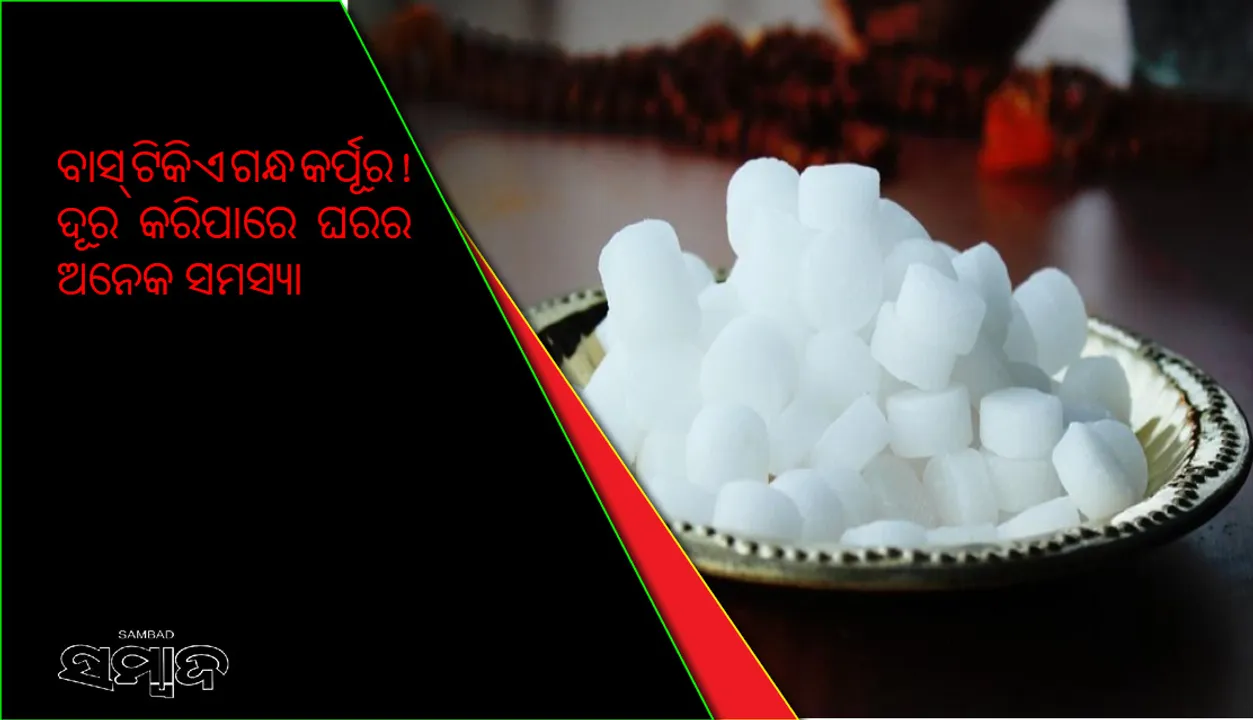  ବାସ୍‌ ଟିକିଏ ଗନ୍ଧ କର୍ପୂର! ଦୂର କରିପାରେ ଘରର ଅନେକ ସମସ୍ୟା