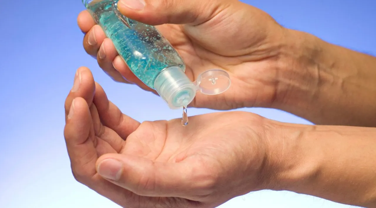  Hand Washing, using sanitizing gel 