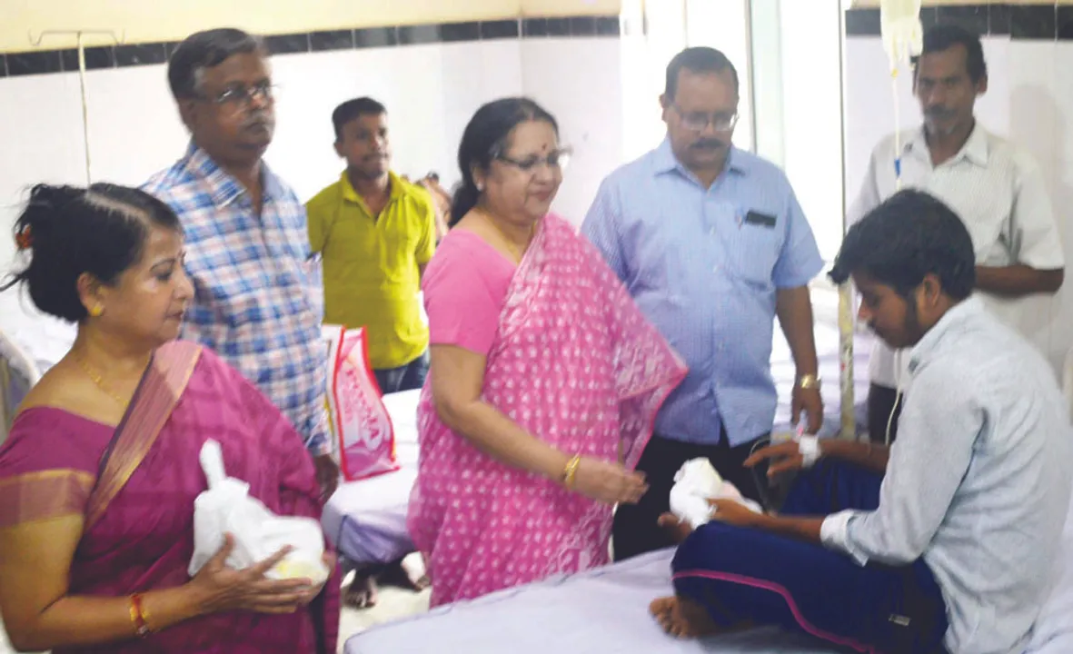  ହେପାଟୋଲୋଜି ବିଭାଗ ପକ୍ଷରୁ ରକ୍ତଦାନ
