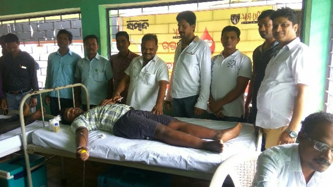  ରାଜସ ରକ୍ତଦାନ ଶିବିରରୁ ୫୨ୟୁନିଟ୍‌ ରକ୍ତ ସଂଗ୍ରହ