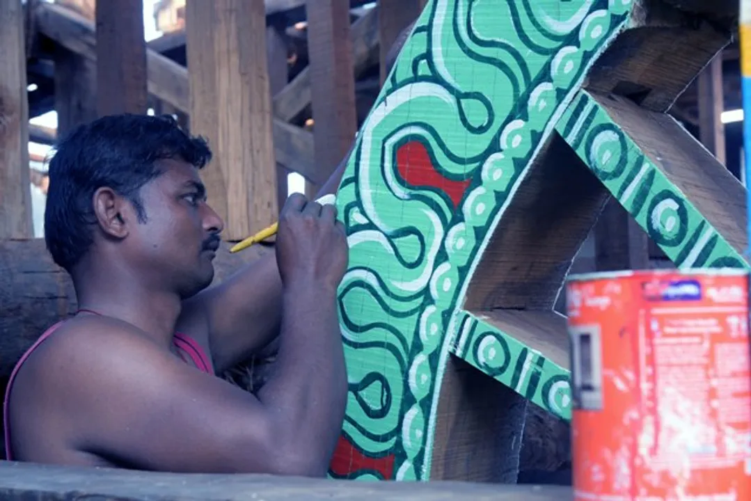  ରଥ ଖଳା ହାଲ୍‌ଚାଲ୍‌ : ଆଗେଇ ଚାଲିଛି ରଙ୍ଗକାମ