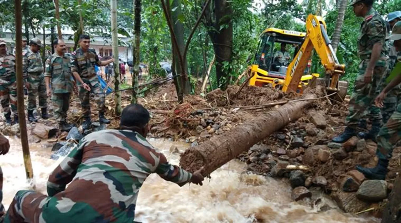  କେରଳରେ ବର୍ଷା ବିଭୀଷିକା ଜାରି: ସେନା ହାତରେ ଉଦ୍ଧାର କାର୍ଯ୍ୟ