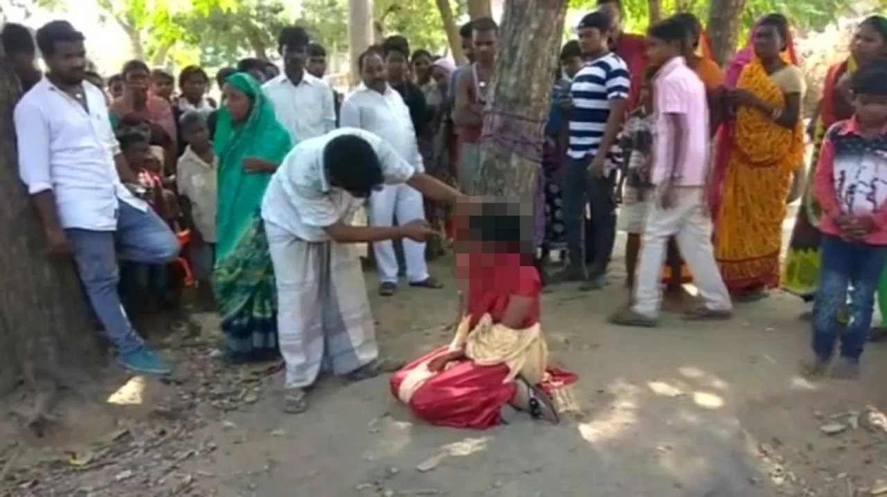  ହିନ୍ଦୁ ପୁଅକୁ ପ୍ରେମ କରୁଥିବା ୧୮ ବର୍ଷୀୟ ମୁସଲମାନ୍‌ ଝିଅକୁ ଗଛରେ ବାନ୍ଧି ମାଡ଼