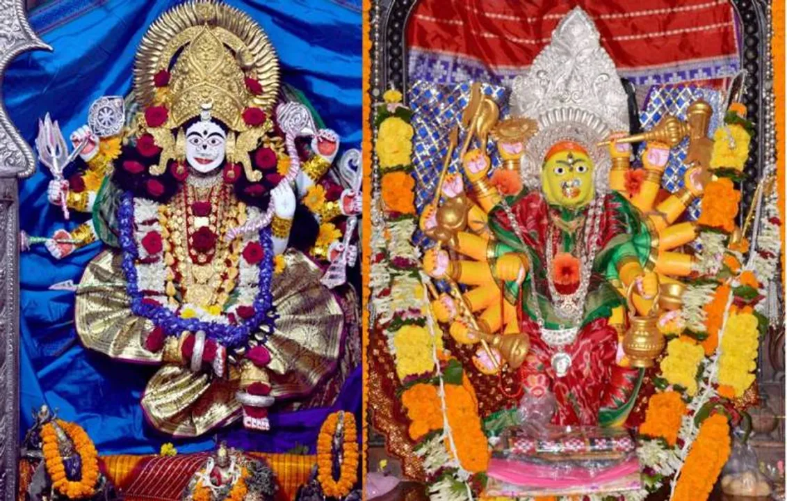  ଶ୍ରଦ୍ଧାଳୁଙ୍କୁ ଆକର୍ଷଣ କରୁଛି ମା’ କଟକ ଚଣ୍ଡୀଙ୍କ ସରସ୍ୱତୀ ବେଶ, ମହାଲକ୍ଷ୍ମୀ ବେଶରେ ଦର୍ଶନ ଦେଲେ ଗଡ଼ଚଣ୍ଡୀ