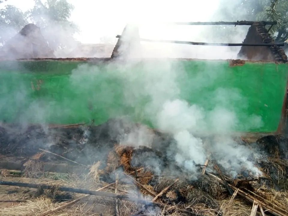 ଗ୍ୟାସ ସିଲିଣ୍ଡର୍‌ ବିସ୍ଫୋରଣ : ଘର ଧ୍ୱଂସ, ବର୍ତିଲା ପରିବାର
