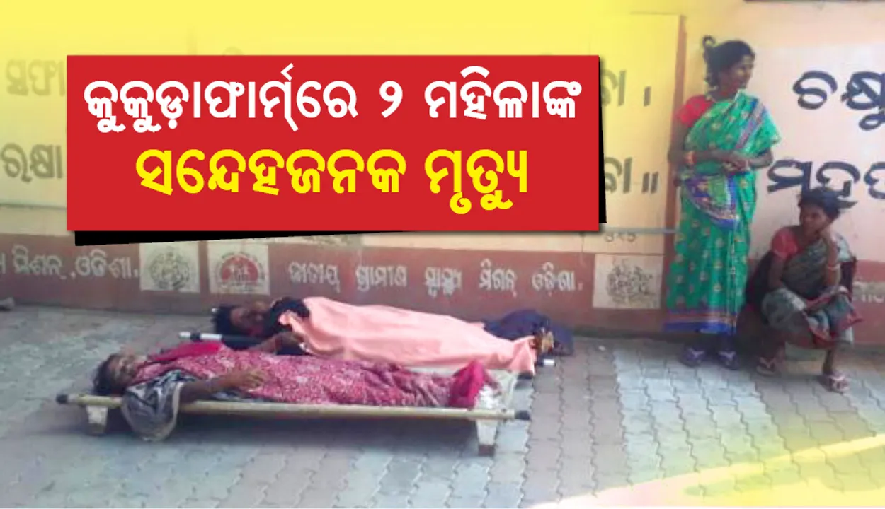  ଅନୁଗୁଳ: କୁକୁଡ଼ା ଫାର୍ମରେ ୨ ମହିଳାଙ୍କ ସନ୍ଦେହଜନ ମୃତ୍ୟୁ, ବିଷାକ୍ତ ମଦ ପିଇ ମୃତ୍ୟୁ ଆଶଙ୍କା