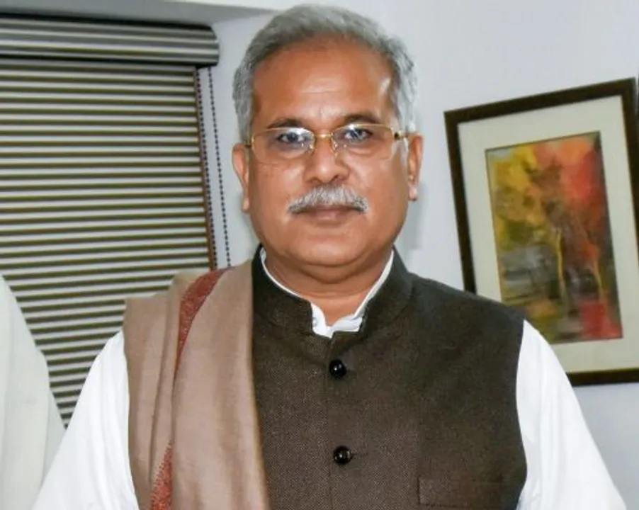 New Delhi: Senior leaders of Congress party's Chhattisgarh unit, from left, TS Singh Deo, Bhupesh Baghel and Charan Das Mahant at the residence of party leader PL Punia, in New Delhi, Saturday, Dec 15, 2018. (PTI Photo)    (PTI12_15_2018_000123B) 