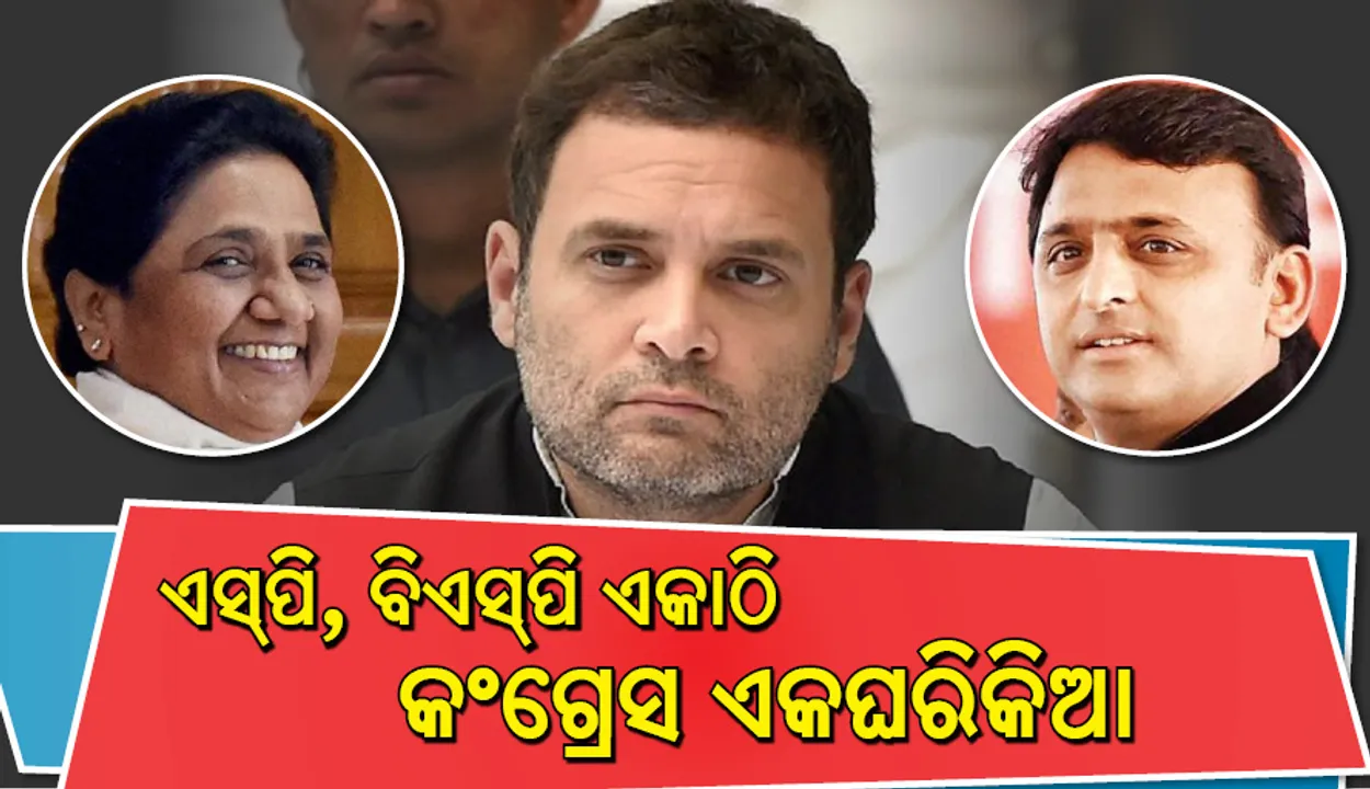  ଲୋକସଭା ନିର୍ବାଚନ: ଏସ୍‌ପି, ବିଏସ୍‌ପି ଏକାଠି ହେଲେ, କଂଗ୍ରେସ ସାଥୀହରା