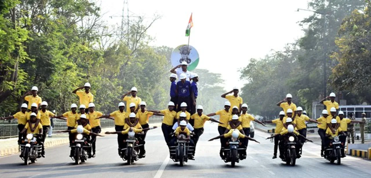  ସାଧାରଣତନ୍ତ୍ର ଦିବସ ପରେଡ୍‌ ଲାଗି ଗାନ୍ଧୀମାର୍ଗରେ ପରେଡ୍‌ ରିହର୍ସାଲ ଆରମ୍ଭ