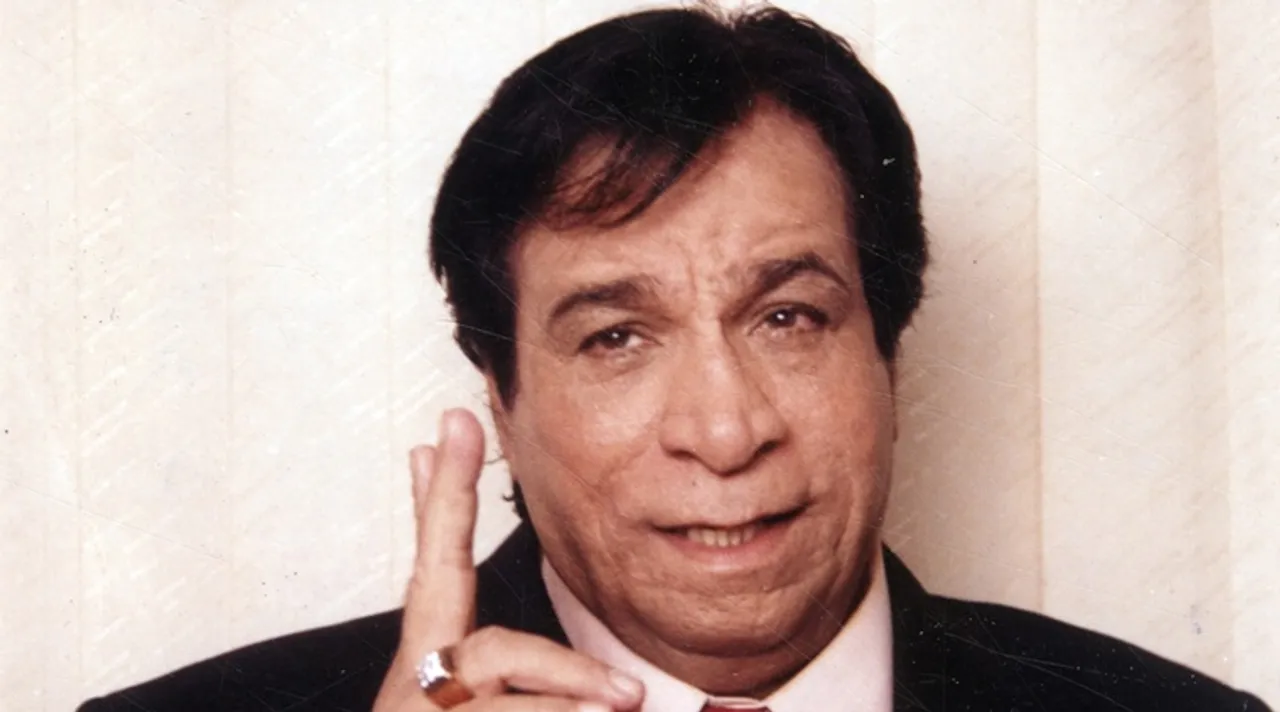  Film star Kader Khan. Express archive photo 
