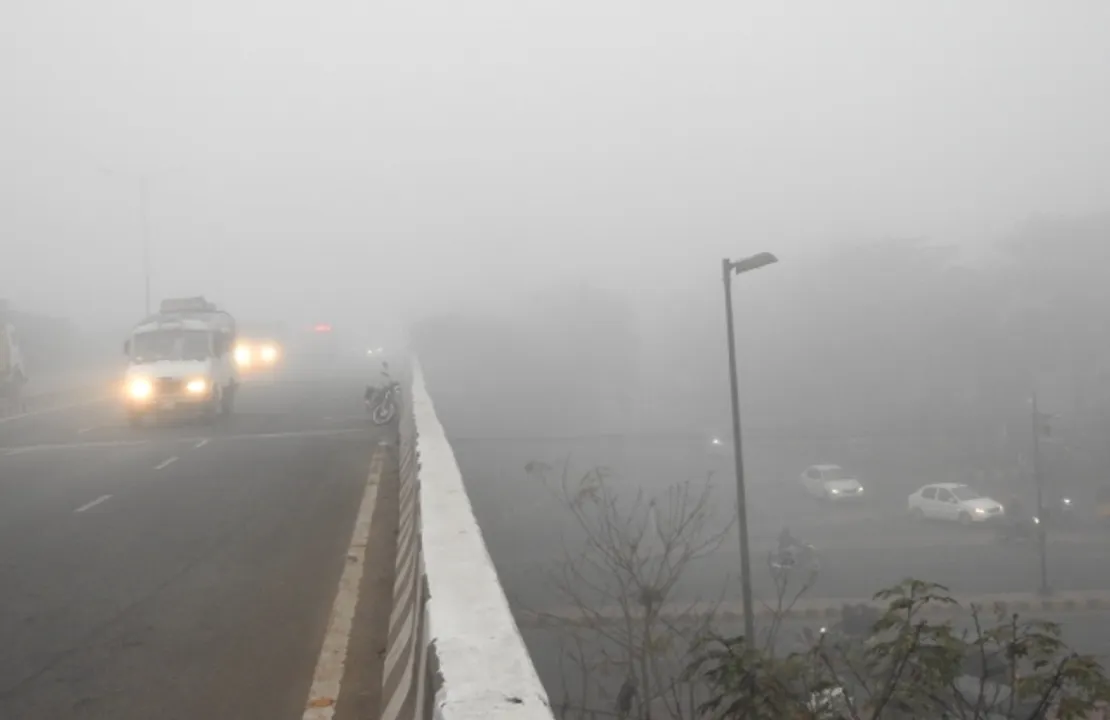  ରାଜଧାନୀରେ ଘନ କୁହୁଡ଼ି