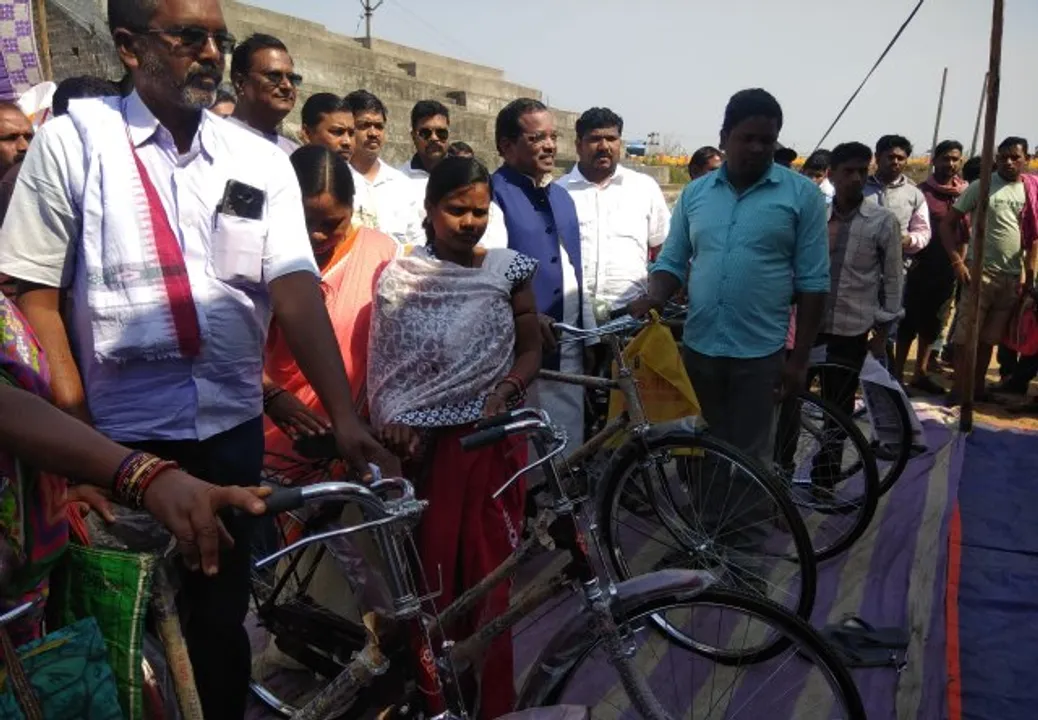  ବ୍ଳକସ୍ତରୀୟ ନିର୍ମାଣ ଶ୍ରମିକ ସଚେତନତା ଏବଂ ସାଇକେଲ ବଣ୍ଟନ ଉତ୍ସବ