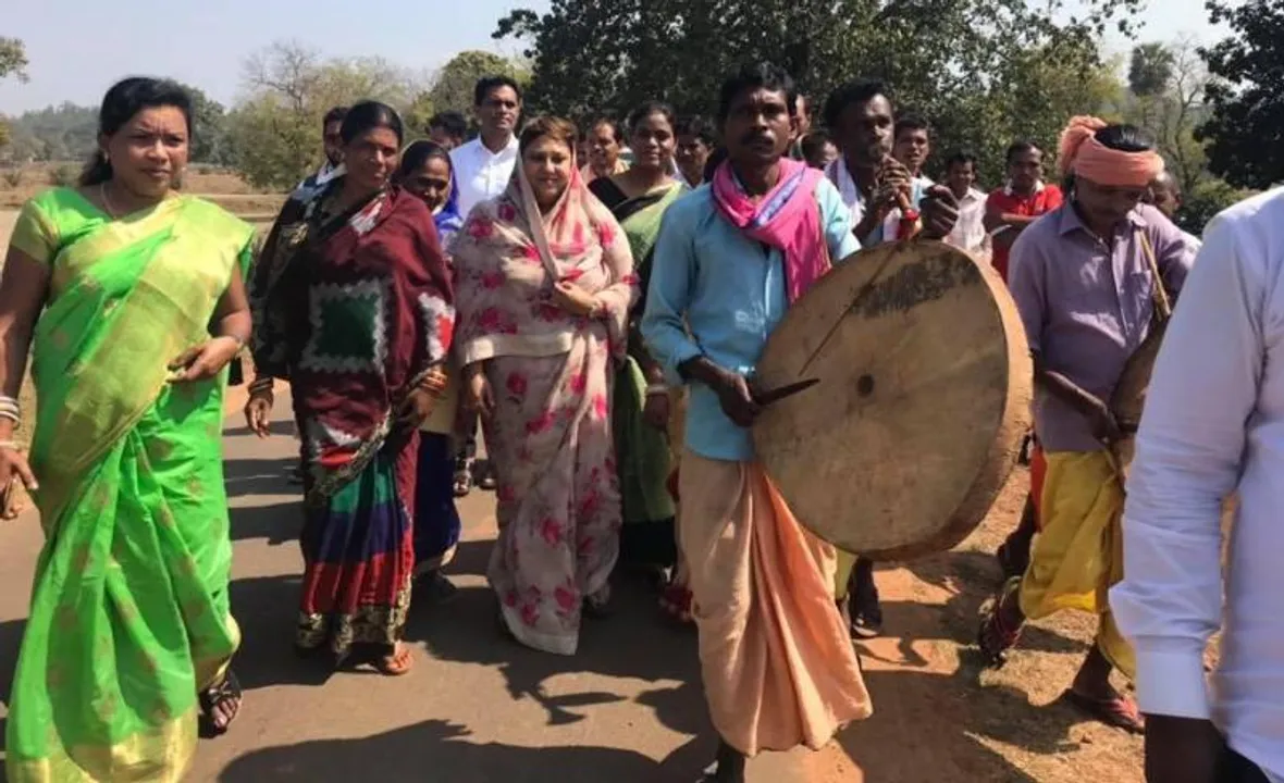  ଆମ ଗାଁ ଆମ ବିକାଶ କାର୍ଯ୍ୟକ୍ରମରେ କନ୍ଧମାଳ ସାଂସଦ ରାଜେଶ୍ୱରୀ ସିଂହ।
