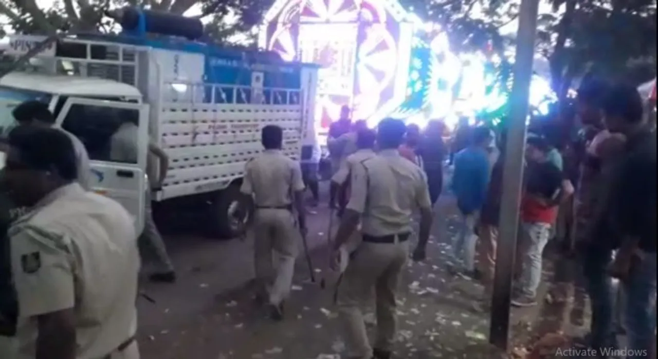 ଭଦ୍ରକ: ଡିଜେ ବାଜିବା କଥାରୁ ପୁଲିସ-ଜନତା ମାଡ଼ପିଟ୍‌; ତିନି ଆହତ