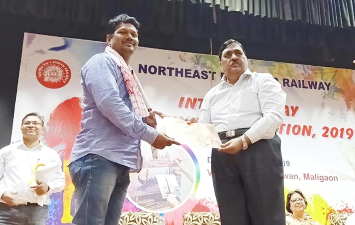  ରେଳବାଇ ପେଣ୍ଟିଂ ପ୍ରତିଯୋଗିତା : ପୂର୍ବତଟ ରେଳପଥ କର୍ମଚାରୀ ଶୀର୍ଷରେ