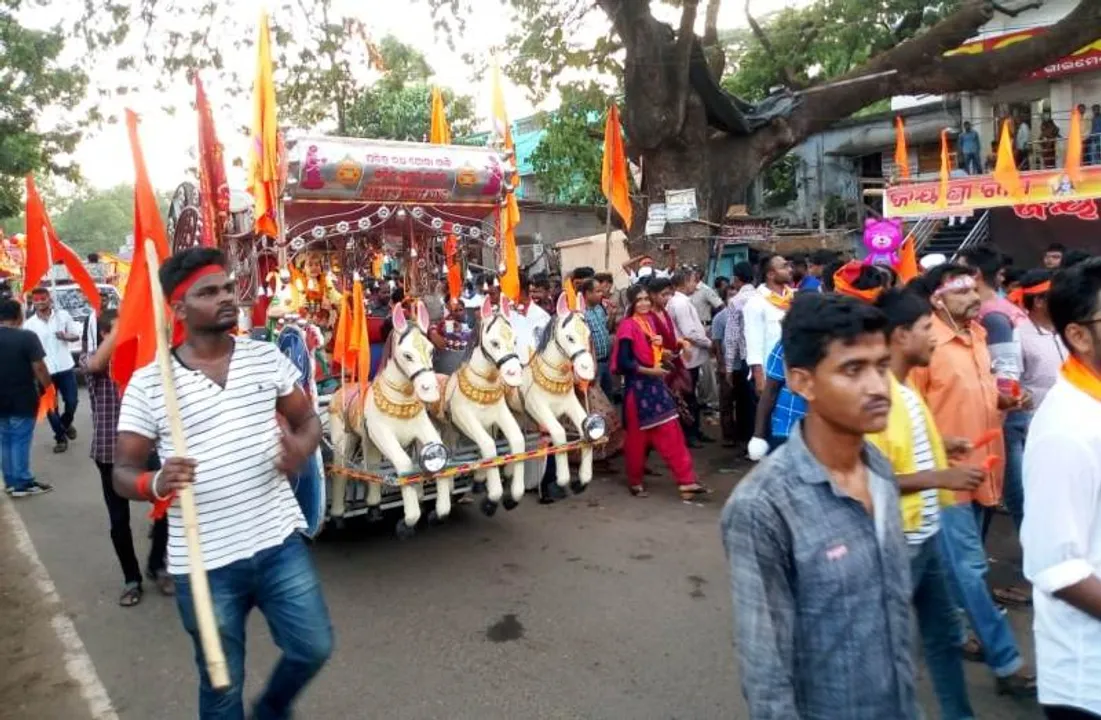  ଭଦ୍ରକ ଶ୍ରୀରାମ ନବମୀ: ନଗର କୀର୍ତ୍ତନରେ ସାମିଲ ହେଲେ ଲକ୍ଷାଧିକ ଭକ୍ତ