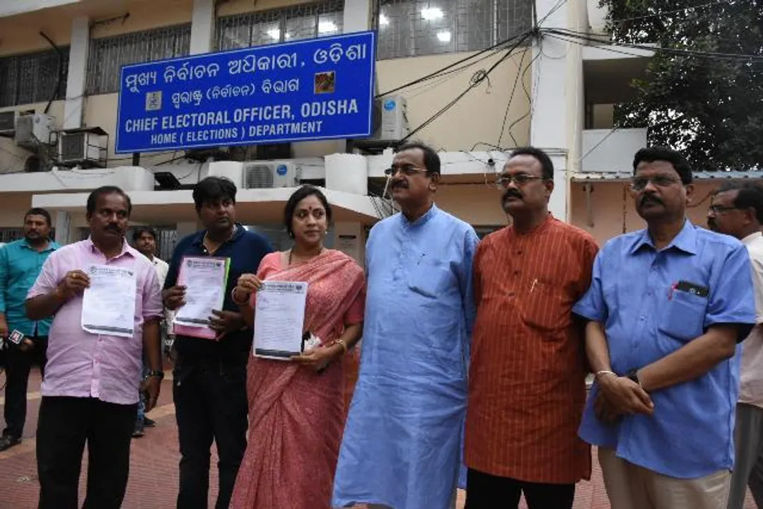 ମୁଖ୍ୟ ନିର୍ବାଚନ ଅଧିକାରୀଙ୍କୁ ଭେଟିଲା ବିଜେପି