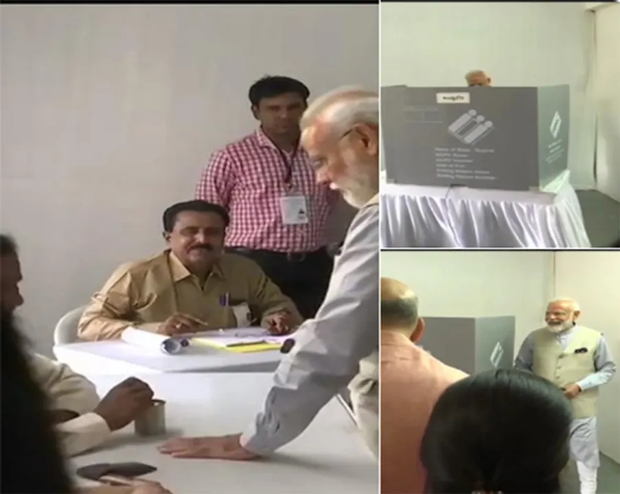  ଭୋଟ୍‌ ଦେଲେ ପ୍ରଧାନମନ୍ତ୍ରୀ ମୋଦୀ, ଏବେ ଆସିବେ କେନ୍ଦ୍ରାପଡ଼ା
