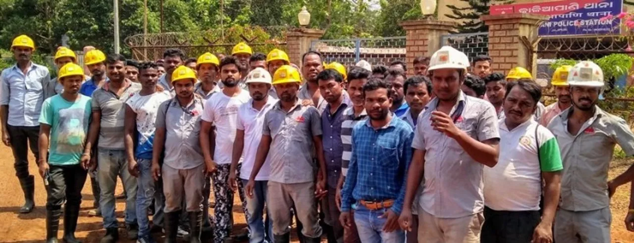  ଇମ୍ଫା ଖଣିରେ ଶ୍ରମିକ-ଠିକା କଂପାନି ମୁହାଁମୁହିଁ