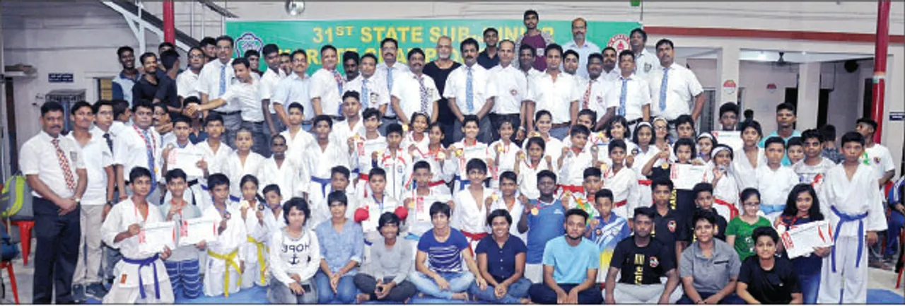  ରାଜ୍ୟ ଉପକନିଷ୍ଠ କରାଟେ ଉଦ୍‌ଯାପିତ