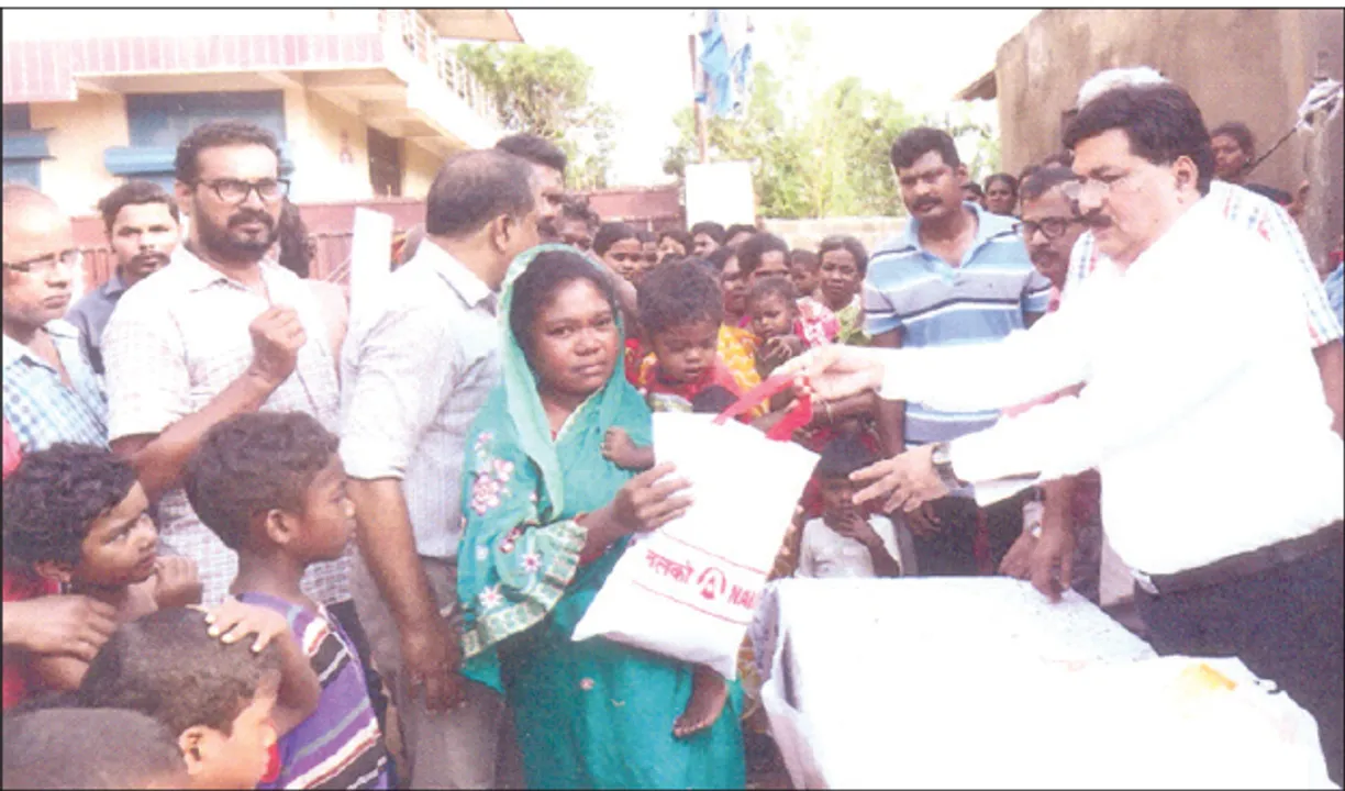  ବାତ୍ୟା ପ୍ରଭାବିତଙ୍କୁ ନାଲ୍‌କୋର ସହାୟତା