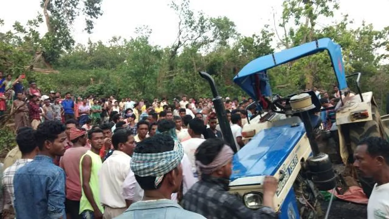  ଘାଟିରେ ଟ୍ରାକ୍ଟର ଦୁର୍ଘଟଣା, ୨ମୃତ, ୨୦ ଆହତ