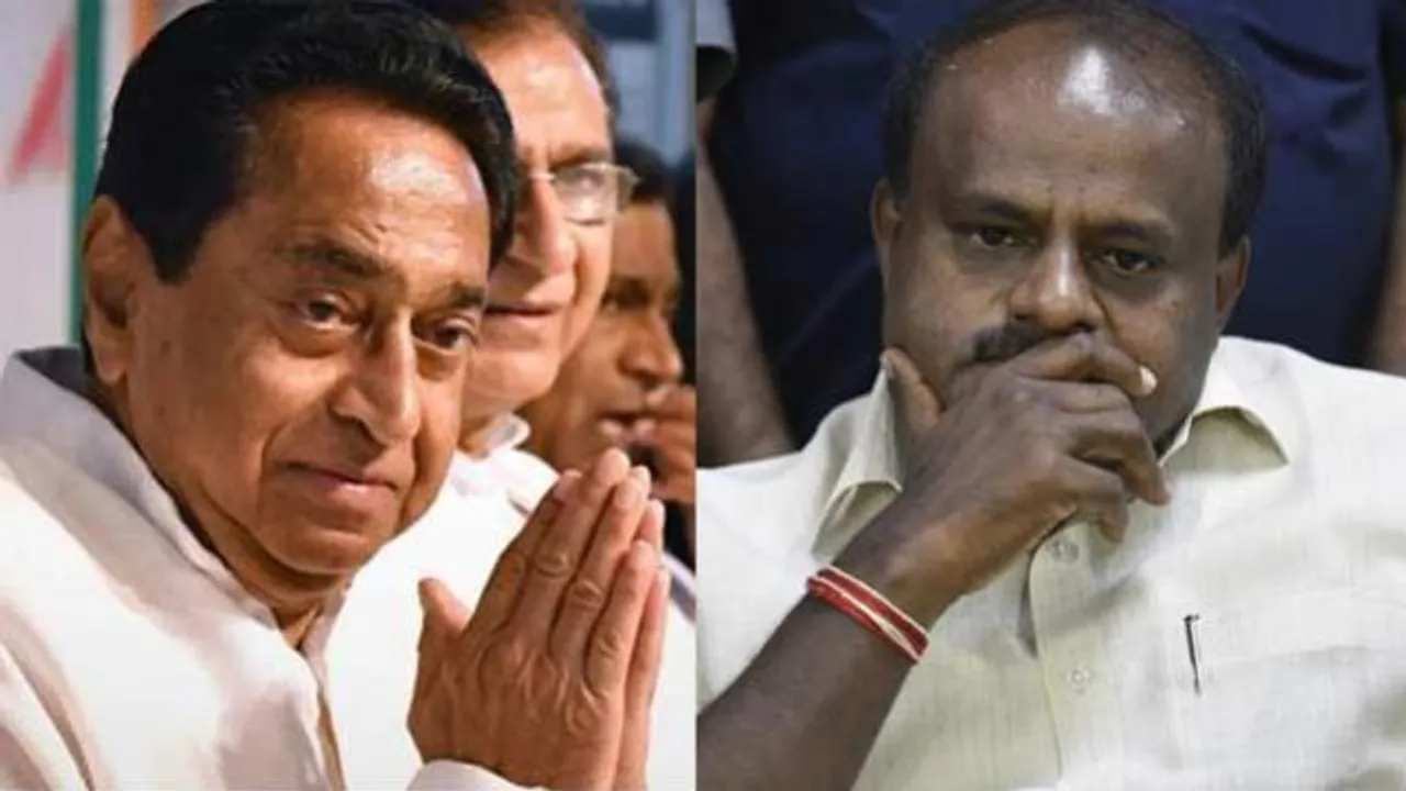  ମଧ୍ୟପ୍ରଦେଶ, କର୍ଣ୍ଣାଟକ ସରକାର ପ୍ରତି ସଙ୍କଟ