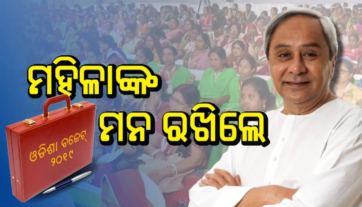  ରାଜ୍ୟ ବଜେଟ ୨୦୧୯-୨୦ : ମହିଳାଙ୍କ ମନ ଜିଣିଲେ ନବୀନ ସରକାର