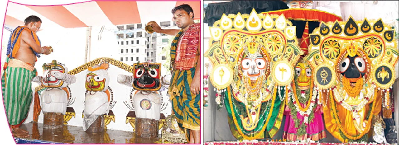  ମହାସ୍ନାନ କରି ପ୍ରଭୁ ଜ୍ବରରେ, ଗଜାନନ ବେଶରେ ଦର୍ଶନ ଦେଲେ