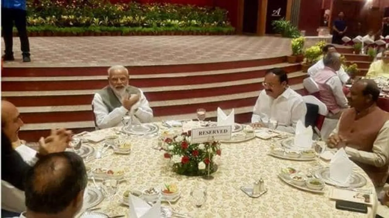  ସାଂସଦଙ୍କୁ ମୋଦୀଙ୍କ ଡିନର୍‌